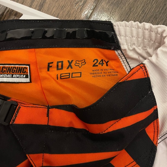 Fox Youth Orange and Black Racing/ Motocross Jersey and Pants - Great Shape! - Picture 10 of 10